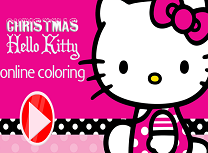 Hello Kitty Coloreaza de Craciun 2