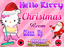 Hello Kitty Curatenie de Craciun