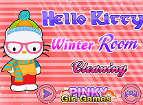 Hello Kitty Curatenie de Iarna