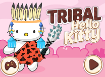 Hello Kitty Stil Tribal
