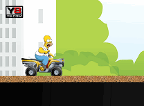Homer Simpson cu Atv-ul
