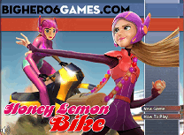 Honey Lemon cu Motocicleta