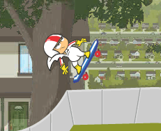 Kick Buttowski pe Skateboard