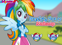 Machiaj Pentru Rainbow Dash