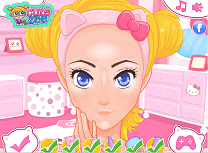 Machiajul Hello Kitty