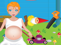 Mama Gravida Curata Gradina