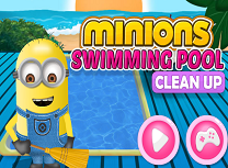 Minion Curatenie la Piscina
