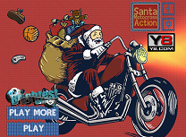 Mos Craciun pe Motocicleta