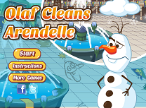 Olaf Curatenie in Arendelle