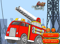 Pompieri in Orasul Copiilor