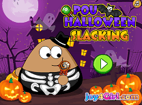 Pou se joaca de Halloween