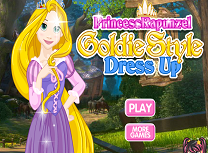 Printesa Rapunzel Stil Auriu