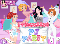 Printesele Dau Petrecere in Pijamale