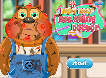 Puiul de Urs Intepat de Albine