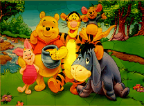 Puzzle cu Winnie the Pooh