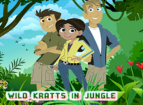 Puzzle cu Fratii Kratt In Jungla