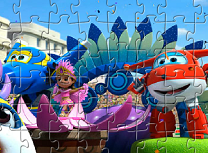 Puzzle cu Jett si Prietenii