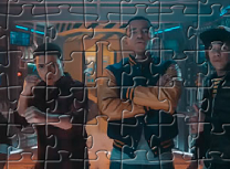 Puzzle cu Personajele Mech-X4
