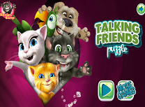 Puzzle cu Talking Friends
