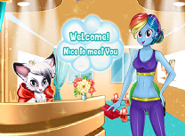 Rainbow Dash la Yoga