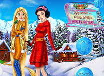 Rapunzel si Alba ca Zapada Vacanta