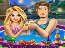 Rapunzel si Printul in Jacuzzi