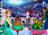 Regatul de Gheata si Monster High Decoreaza Tortul