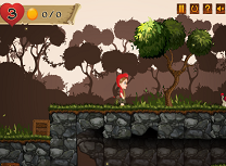 Scufita Rosie Aventura in Padure