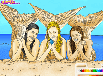 Sirenele H2O de Colorat