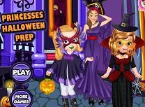 Sofia si Amber de Halloween