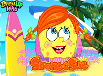 SpongeSue pe Plaja