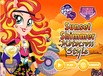 Sunset Shimme Motociclista