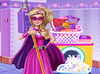 Super Barbie Curata Casa