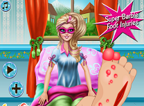 Super Barbie Rana la Picior