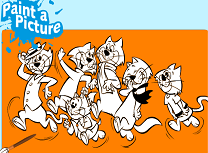 Super Motanul de Colorat