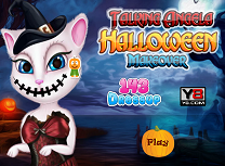 Talking Angela Pregatiri de Halloween