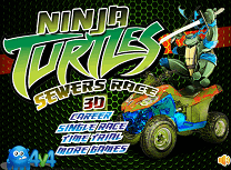 Testoasele Ninja Curse cu Atv