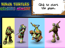 Testoasele Ninja Memoria Culorilor