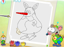 Toopy si Binoo Coloreaza Monstrul