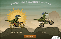 DINOZAURI PE MOTOCICLETA