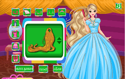Rapunzel si Printul Dress-up