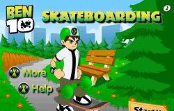 Ben 10 cu SKateboardul