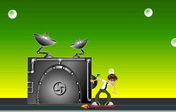 Ben 10 Skateboarding in Spatiu