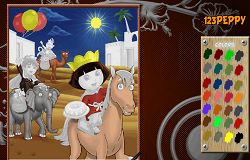 Coloreaza-i pe Dora si Diego