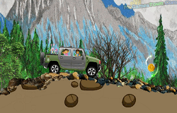 Dora si Diego cu Masina