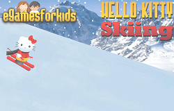 Ski cu Hello Kitty