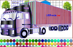 Coloreaza Camionul