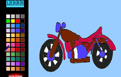 Coloreaza Motocicleta