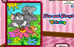 Coloreaza cu Tom si Jerry