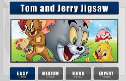 Puzzle cu Tom si Jerry